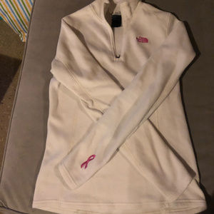 North Face Breast Cancer Ribbon Pull Over, fit S